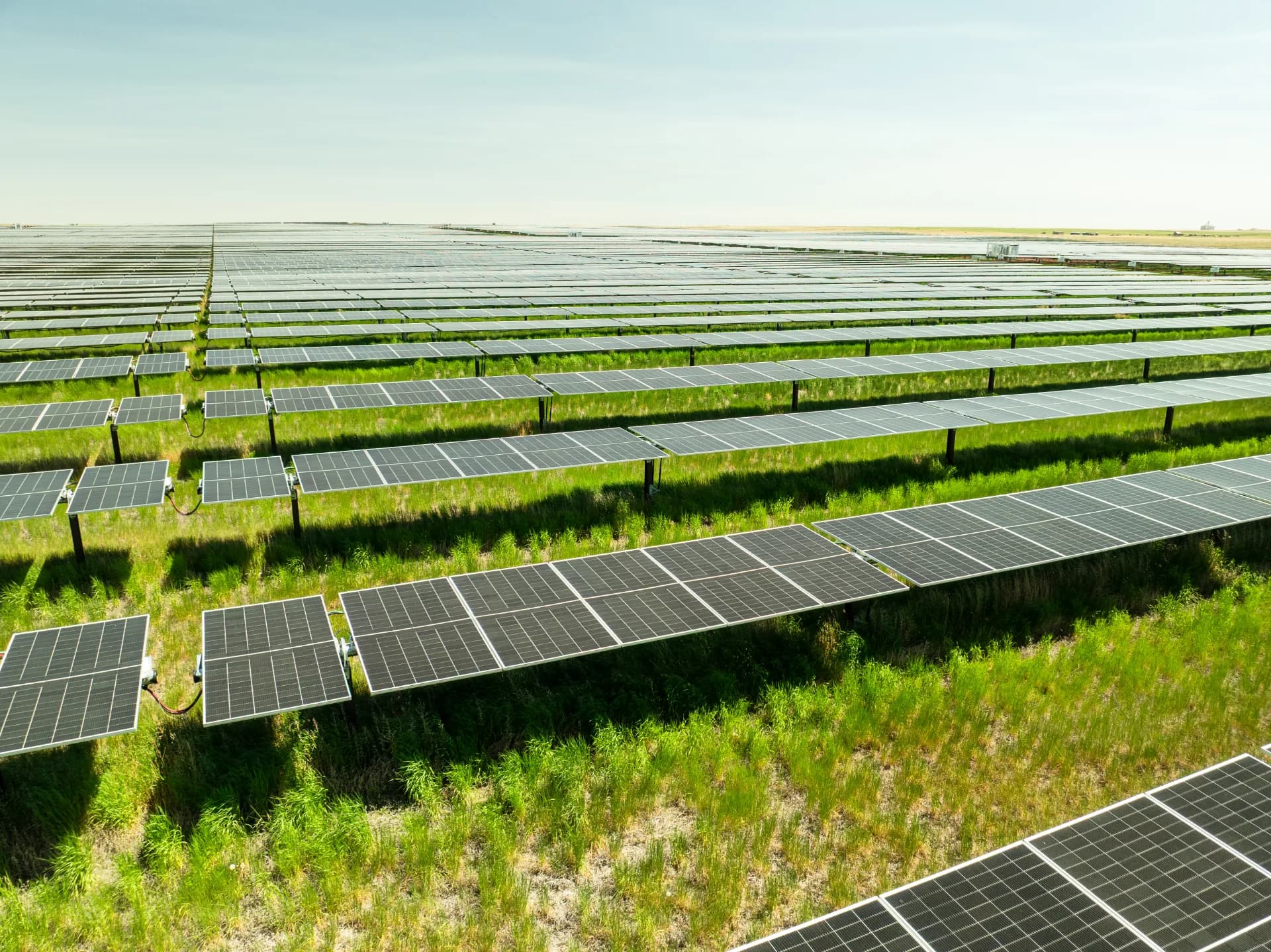 Solar energy facility in Southern Alberta supported by Subterrain site preparation and earthwork